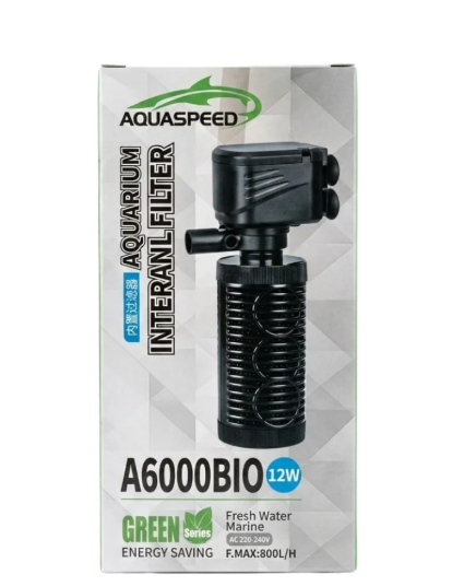 AQUASPEED A6000bio Aquarium Internal Filter 12w